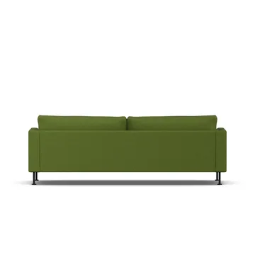Bredhult sofa - Luiza Green 3975-stal czarna, 3-osobowa - 1898
