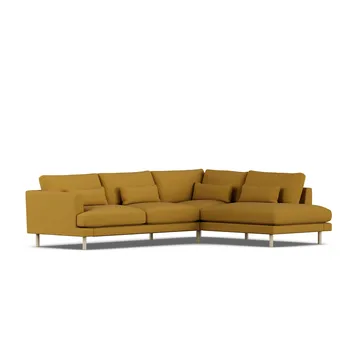 Bredhult sofa - Luiza Mustard 3972-dąb olejowany na biało, 3-osobowa A1 - 1898
