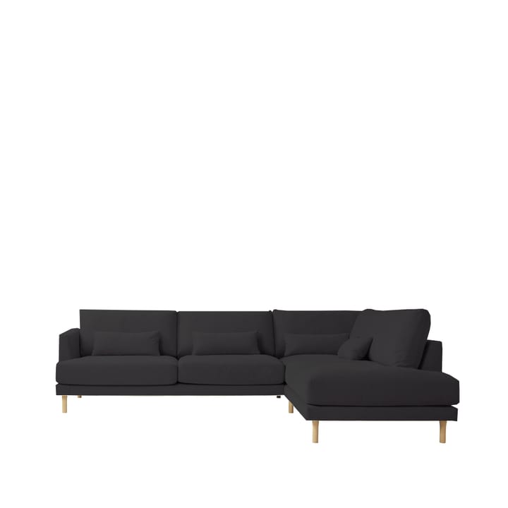 Bredhult sofa modułowa A1, Alskrzynkaa 0191 antracit-dąb olejowany na biało 1898