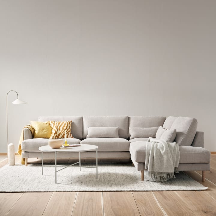 Bredhult sofa modułowa A1 dąb biały olejowany, Bern 0341 Beige 1898