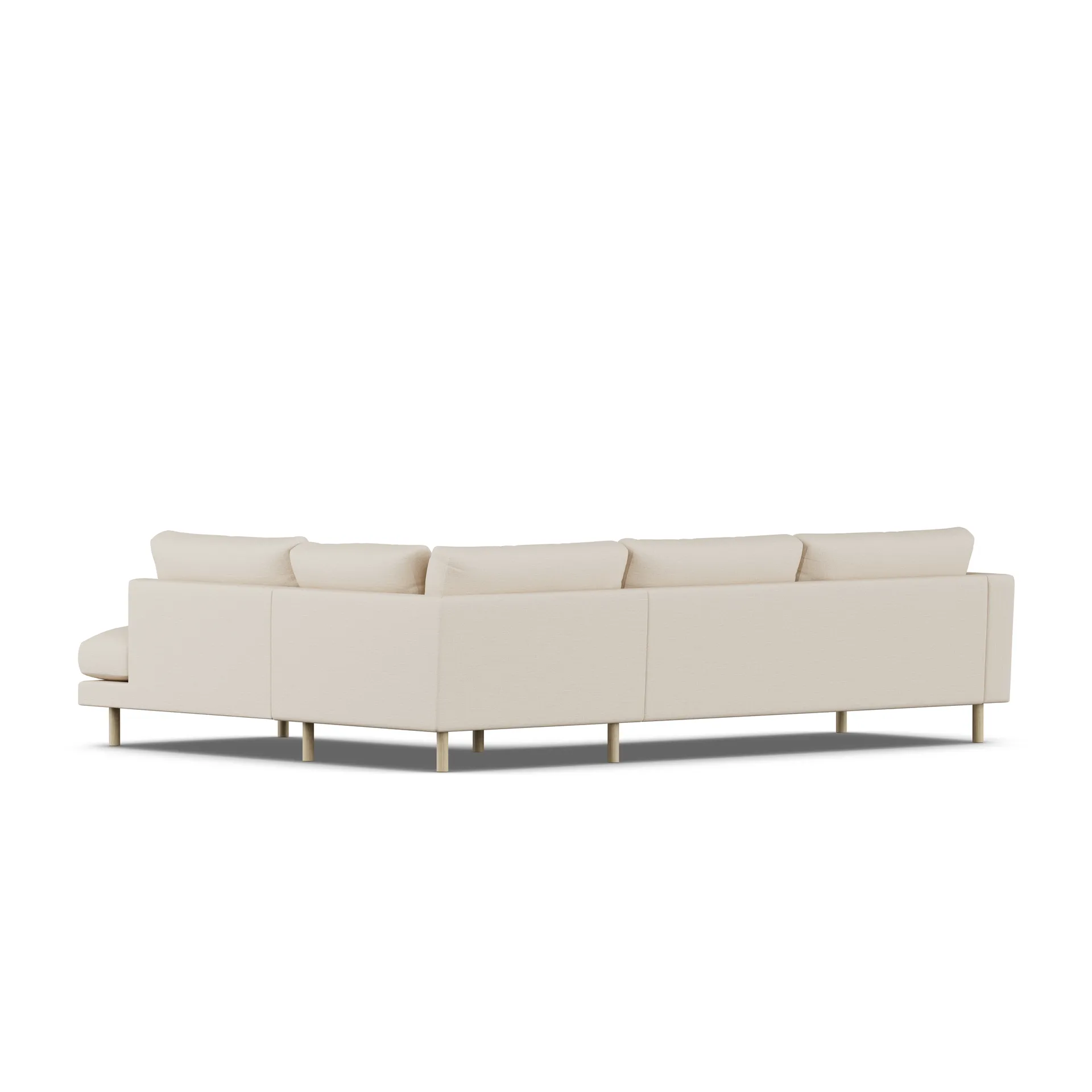 Bredhult sofa, Same Beige 6670-dąb olejowany na biało, 3-osobowa A1 1898