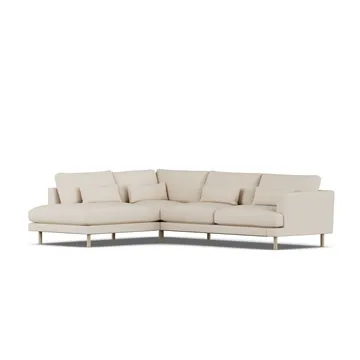 Bredhult sofa - Same Beige 6670-dąb olejowany na biało, 3-osobowa A2 - 1898