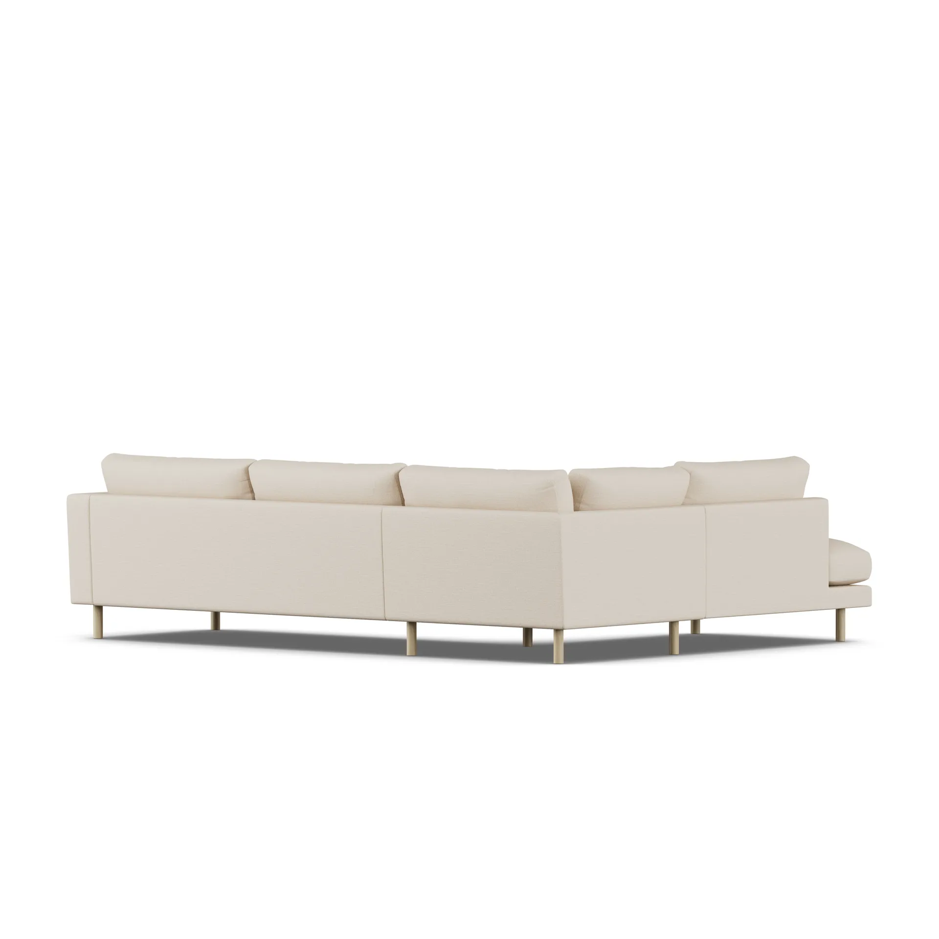 Bredhult sofa, Same Beige 6670-dąb olejowany na biało, 3-osobowa A2 1898