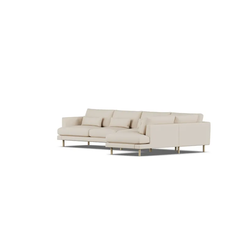 Bredhult sofa - Same Beige 6670-dąb olejowany na biało, 4-osobowa B1 - 1898