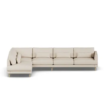 Bredhult sofa - Same Beige 6670-dąb olejowany na biało, 4-osobowa B2 - 1898