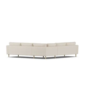 Bredhult sofa - Same Beige 6670-dąb olejowany na biało, narożnik F - 1898