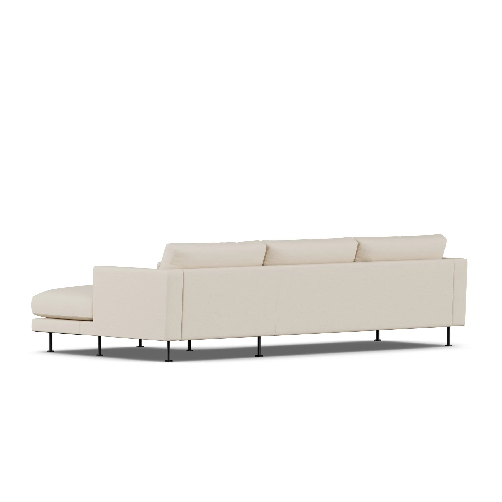 Bredhult sofa, Same Beige 6670-stal czarna, 2,5-osobowa C1 1898