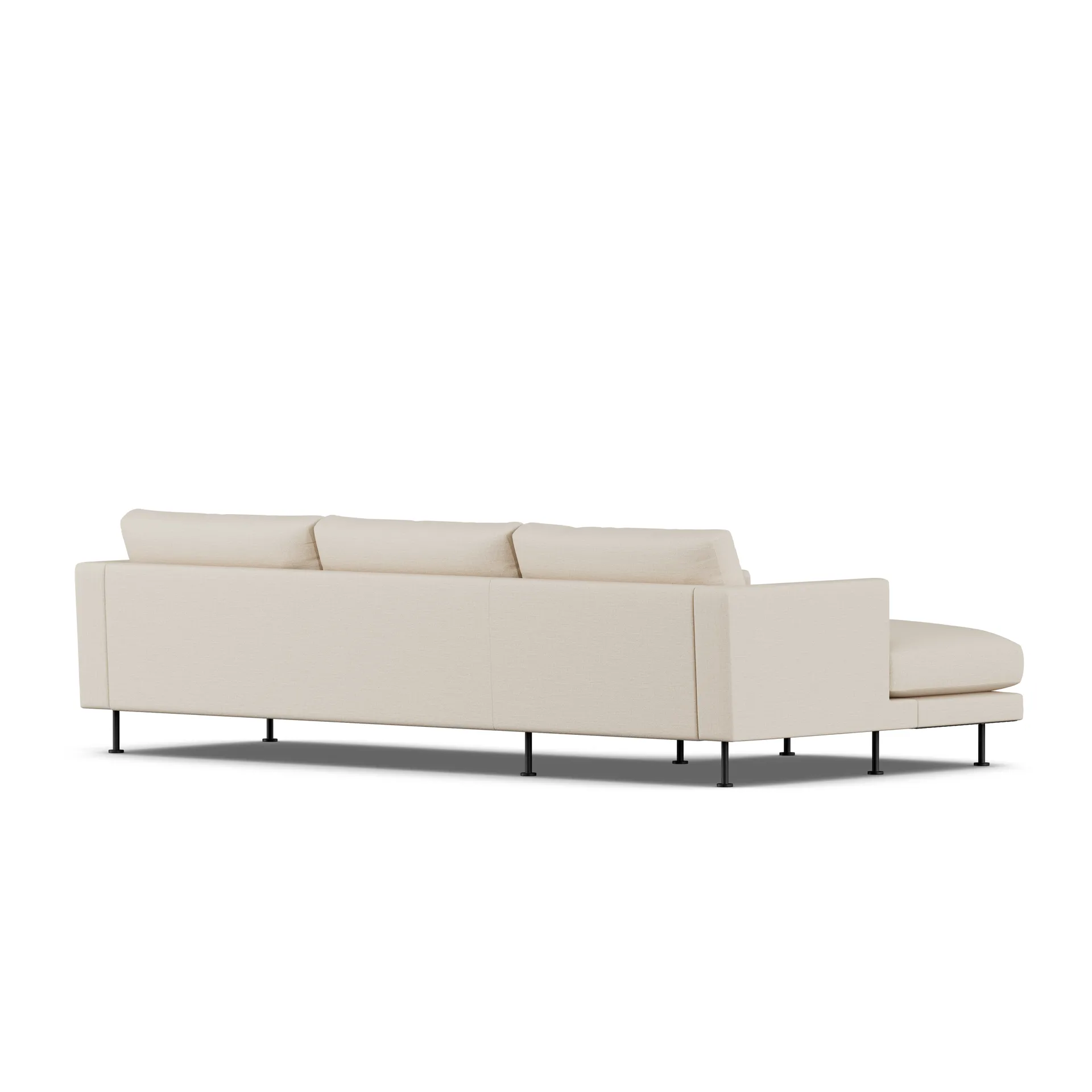 Bredhult sofa, Same Beige 6670-stal czarna, 2,5-osobowa C2 1898