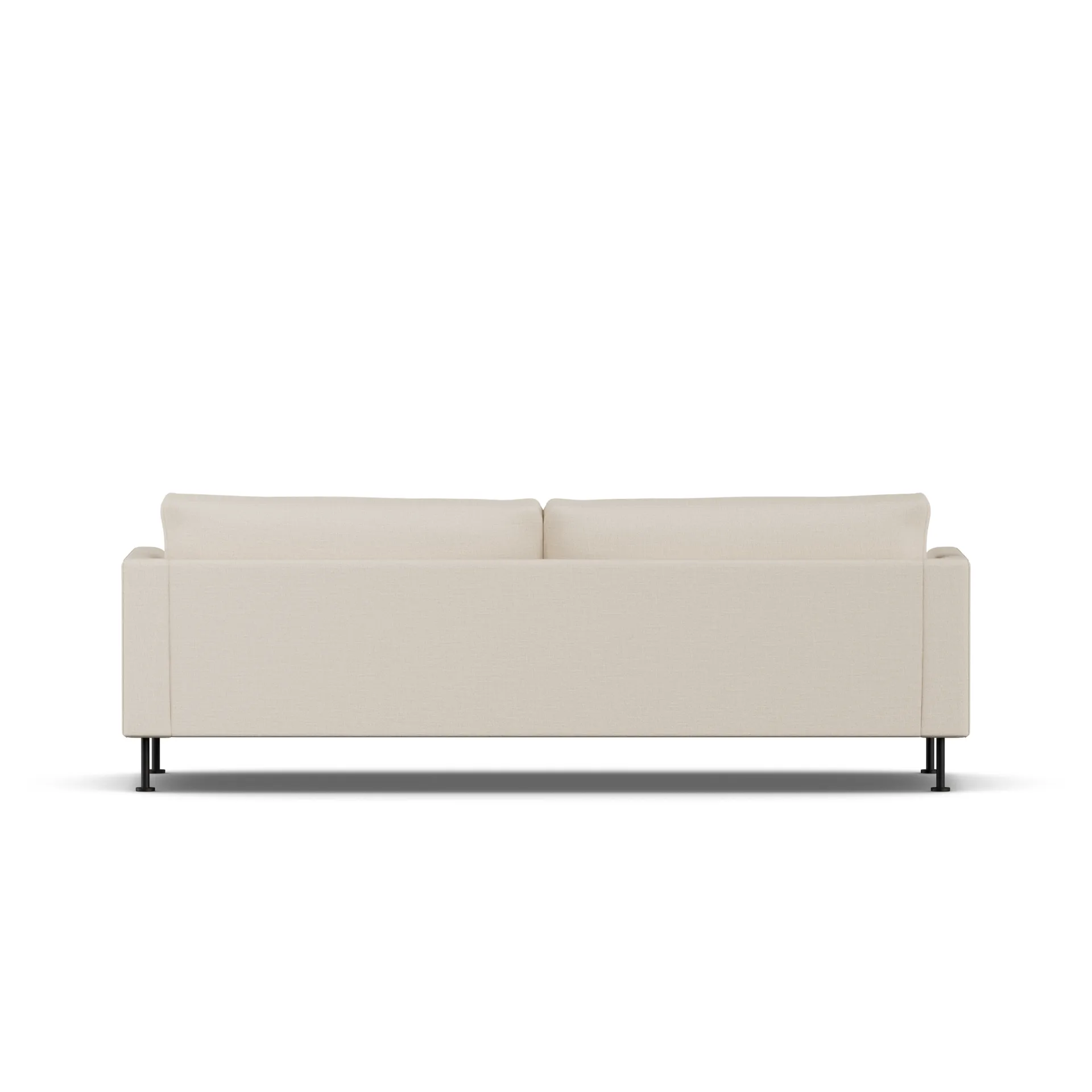 Bredhult sofa, Same Beige 6670-stal czarna, 3-osobowa 1898