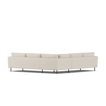 Bredhult sofa - Same Beige 6670-stal czarna, narożnik F - 1898