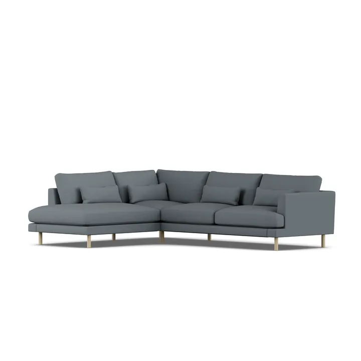 Bredhult sofa - Same Blue 6678-dąb olejowany na biało, 3-osobowa A2 - 1898