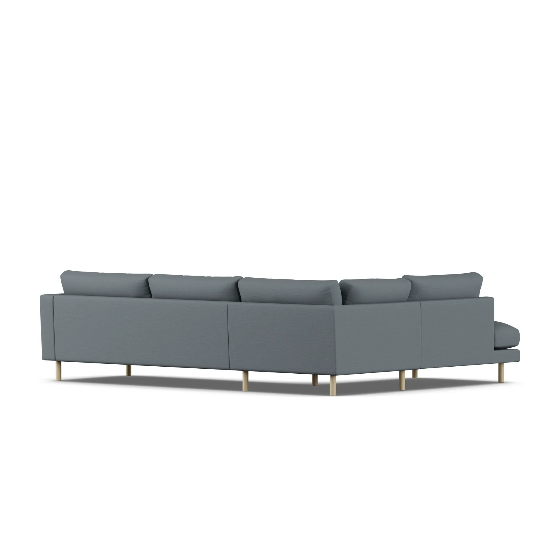 Bredhult sofa, Same Blue 6678-dąb olejowany na biało, 3-osobowa A2 1898