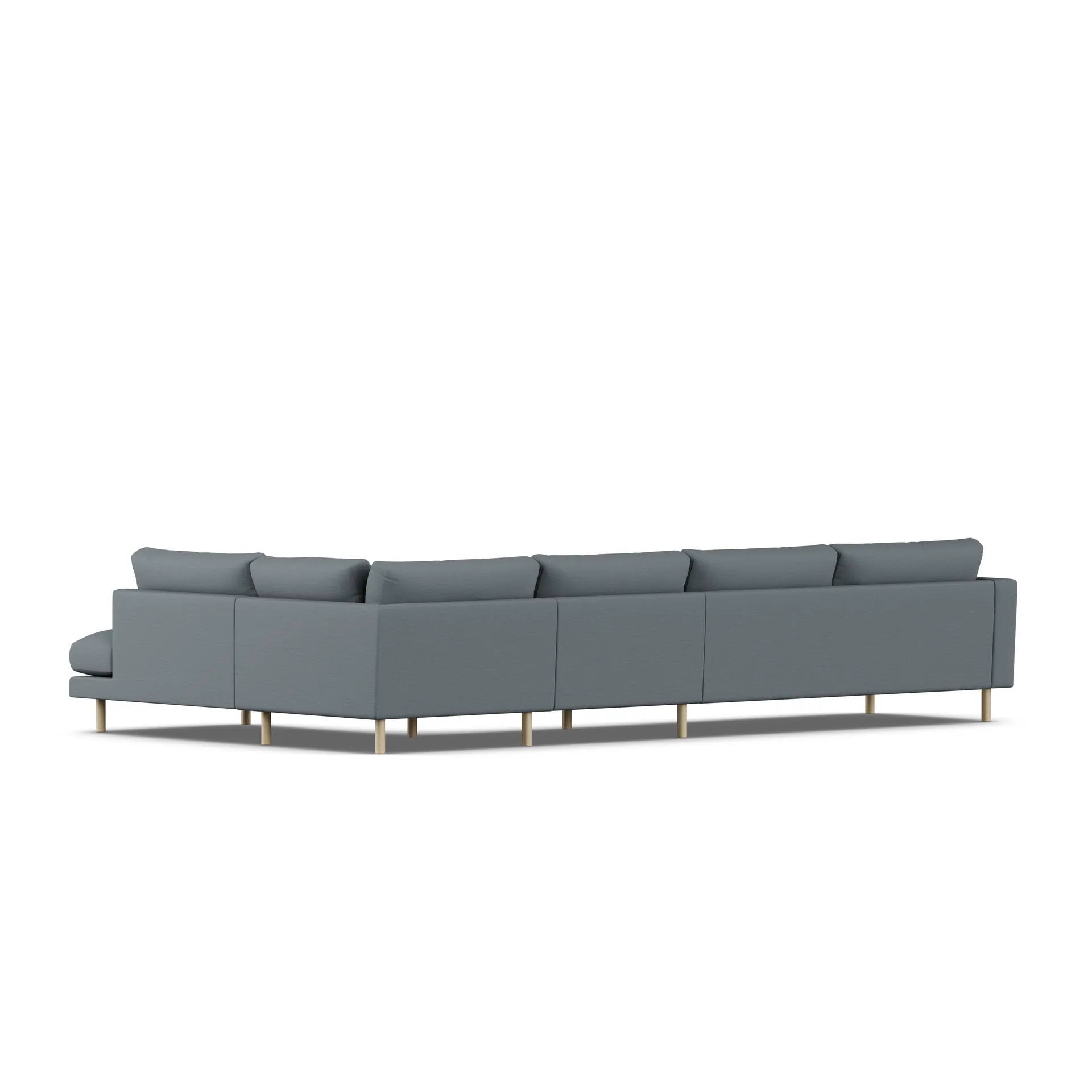 Bredhult sofa, Same Blue 6678-dąb olejowany na biało, 4-osobowa B1 1898