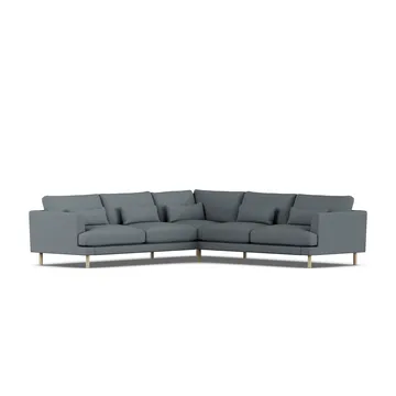 Bredhult sofa - Same Blue 6678-dąb olejowany na biało, narożnik F - 1898