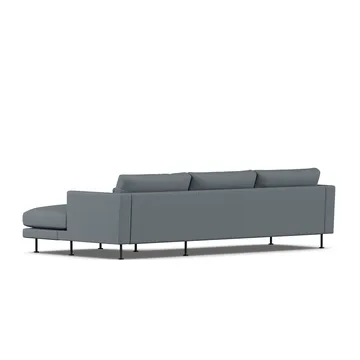 Bredhult sofa - Same Blue 6678-stal czarna, 2,5-osobowa C1 - 1898