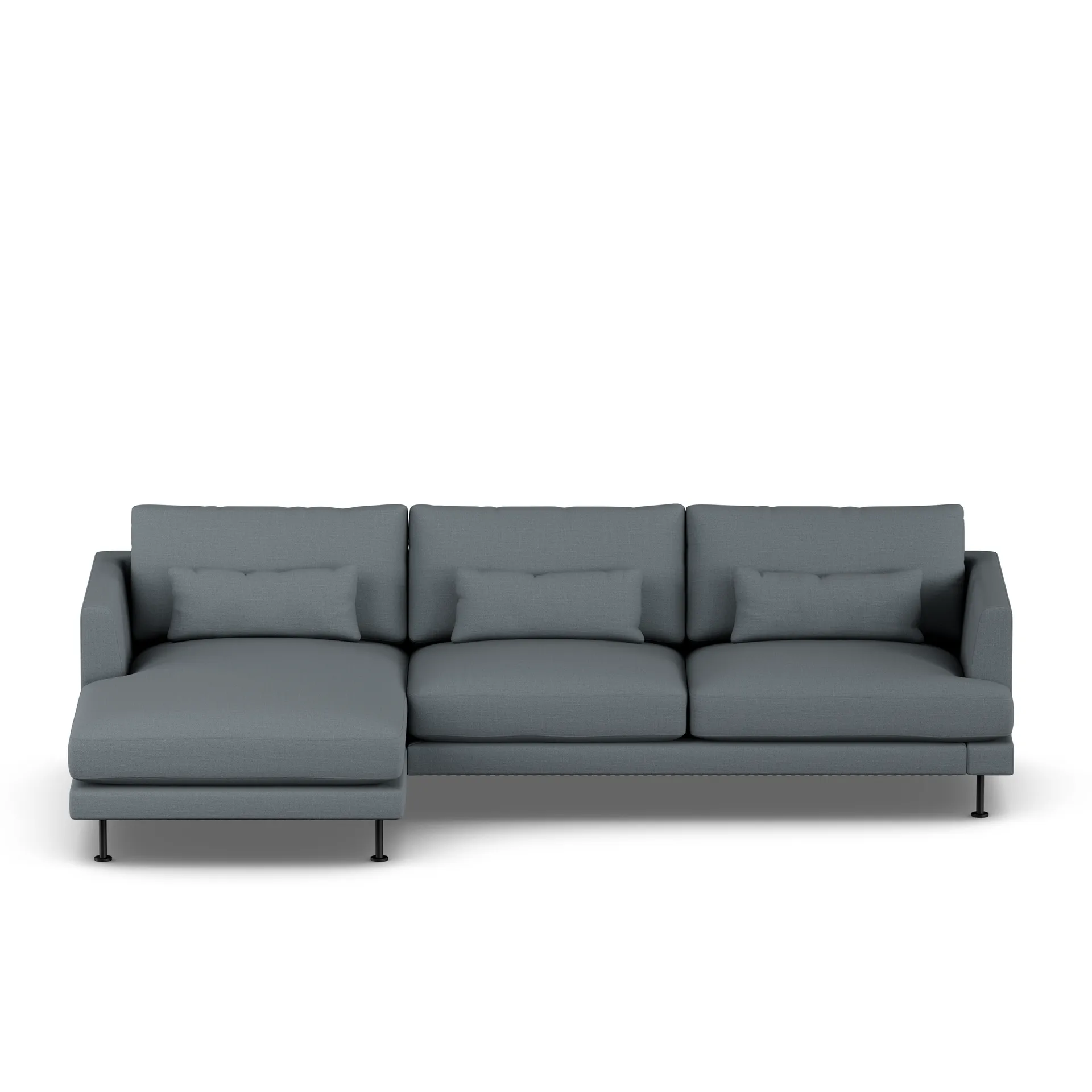 Bredhult sofa, Same Blue 6678-stal czarna, 2,5-osobowa C2 1898