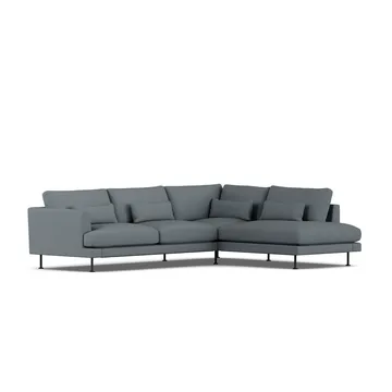 Bredhult sofa - Same Blue 6678-stal czarna, 3-osobowa A1 - 1898