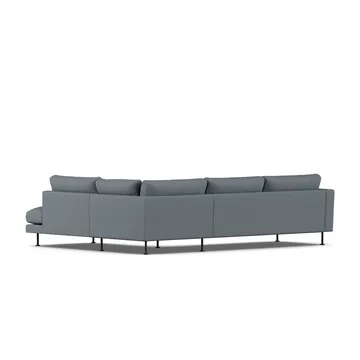 Bredhult sofa - Same Blue 6678-stal czarna, 3-osobowa A1 - 1898