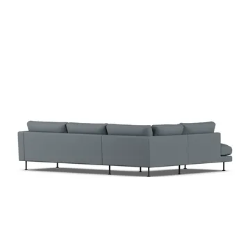 Bredhult sofa - Same Blue 6678-stal czarna, 3-osobowa A2 - 1898