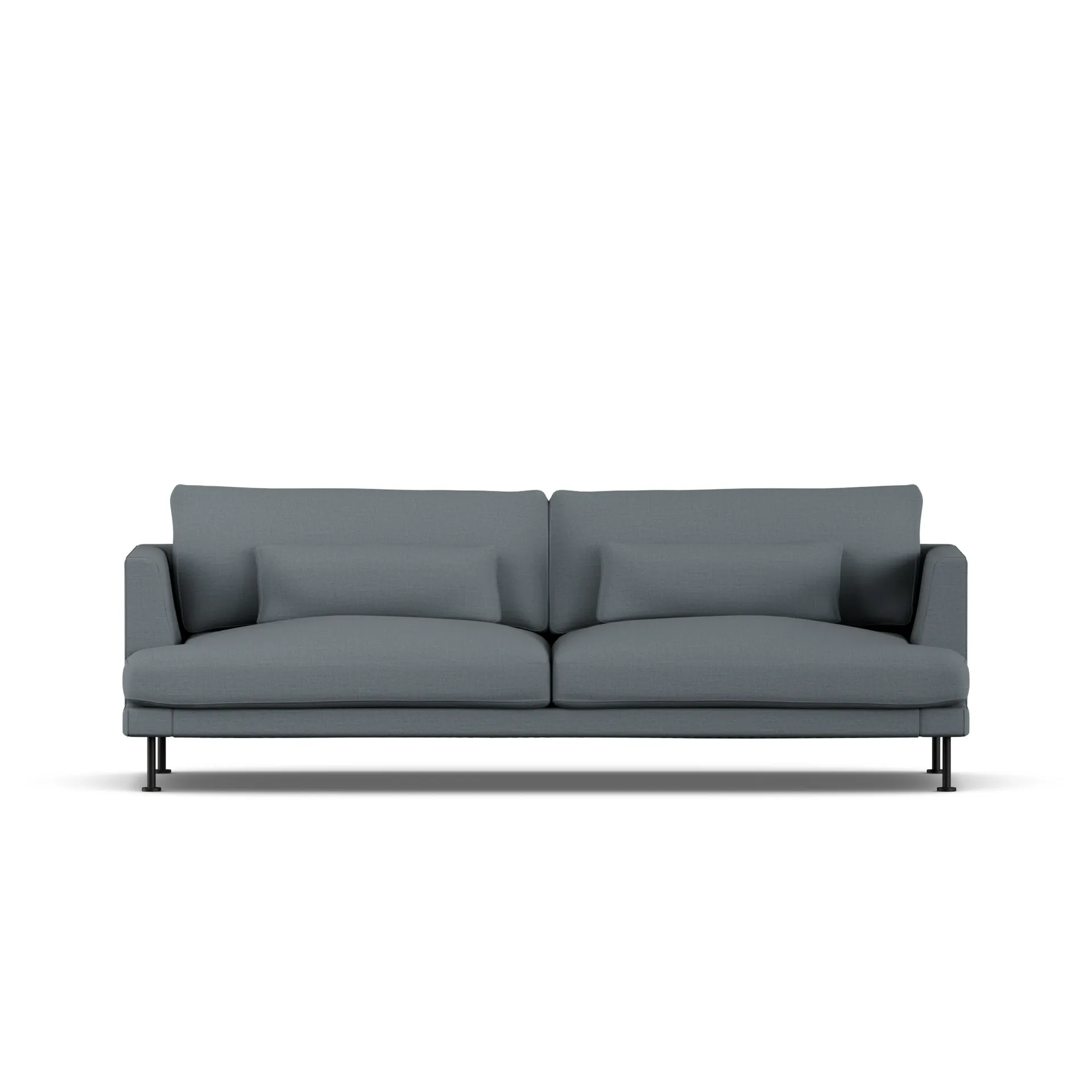 Bredhult sofa, Same Blue 6678-stal czarna, 3-osobowa 1898