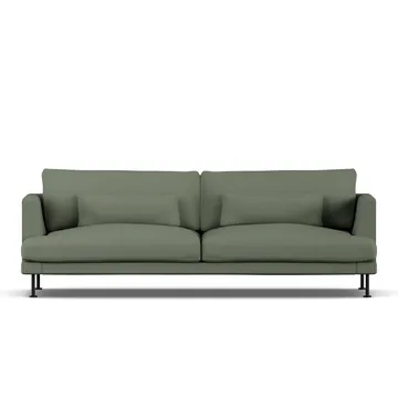 Bredhult sofa - Same Forest 6677-stal czarna, 3-osobowa - 1898