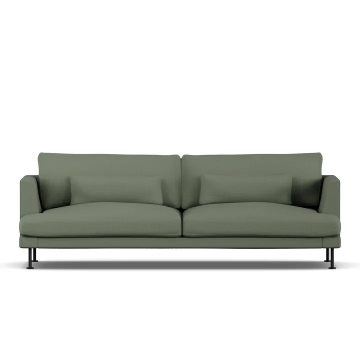 Bredhult sofa - Same Forest 6677-stal czarna, 3-osobowa - 1898