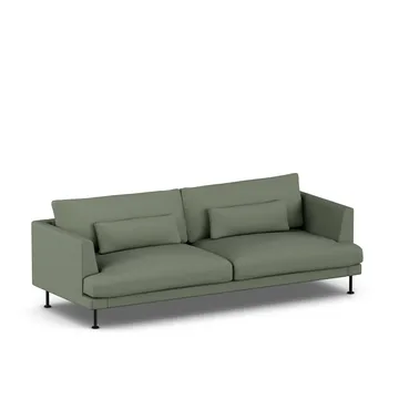 Bredhult sofa - Same Forest 6677-stal czarna, 3-osobowa - 1898