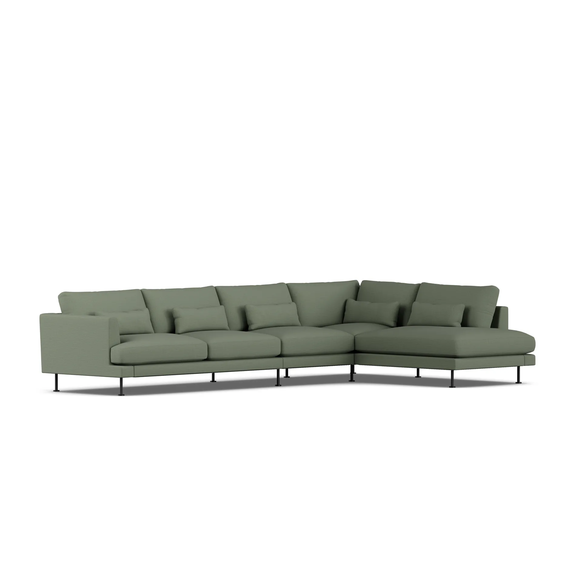 Bredhult sofa, Same Forest 6677-stal czarna, 4-osobowa B1 1898