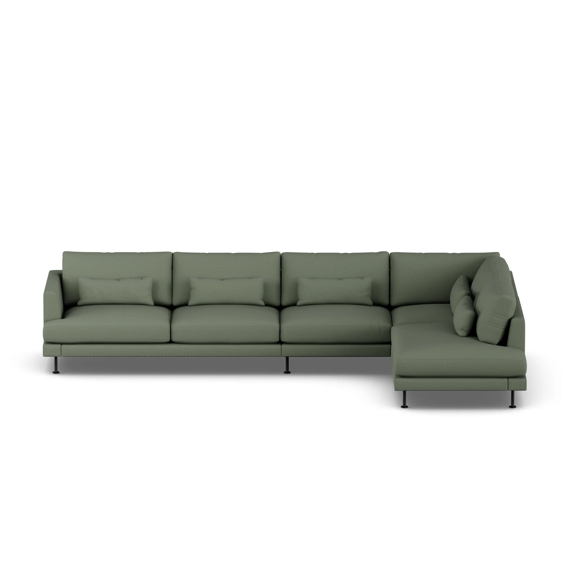 Bredhult sofa, Same Forest 6677-stal czarna, 4-osobowa B1 1898