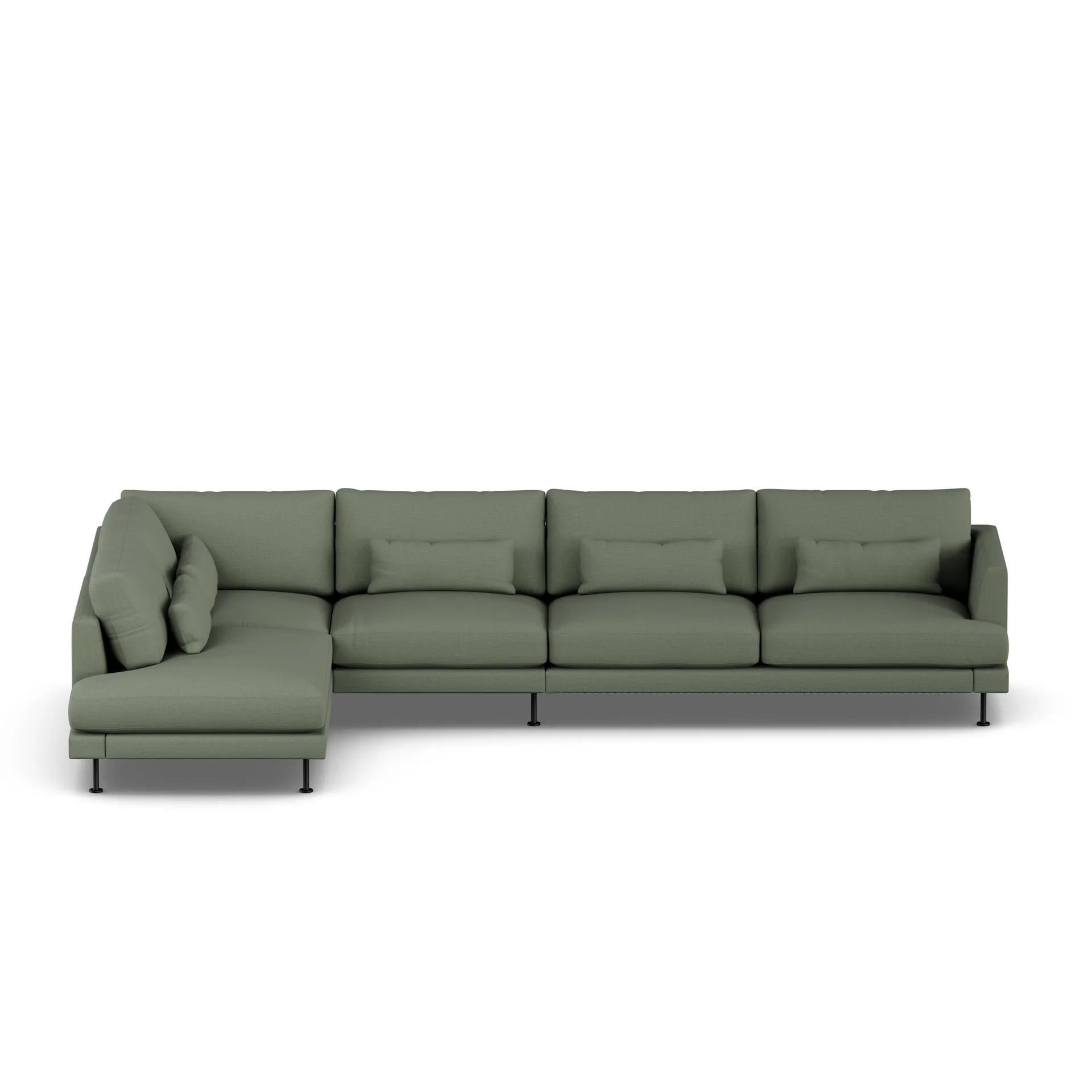 Bredhult sofa, Same Forest 6677-stal czarna, 4-osobowa B2 1898