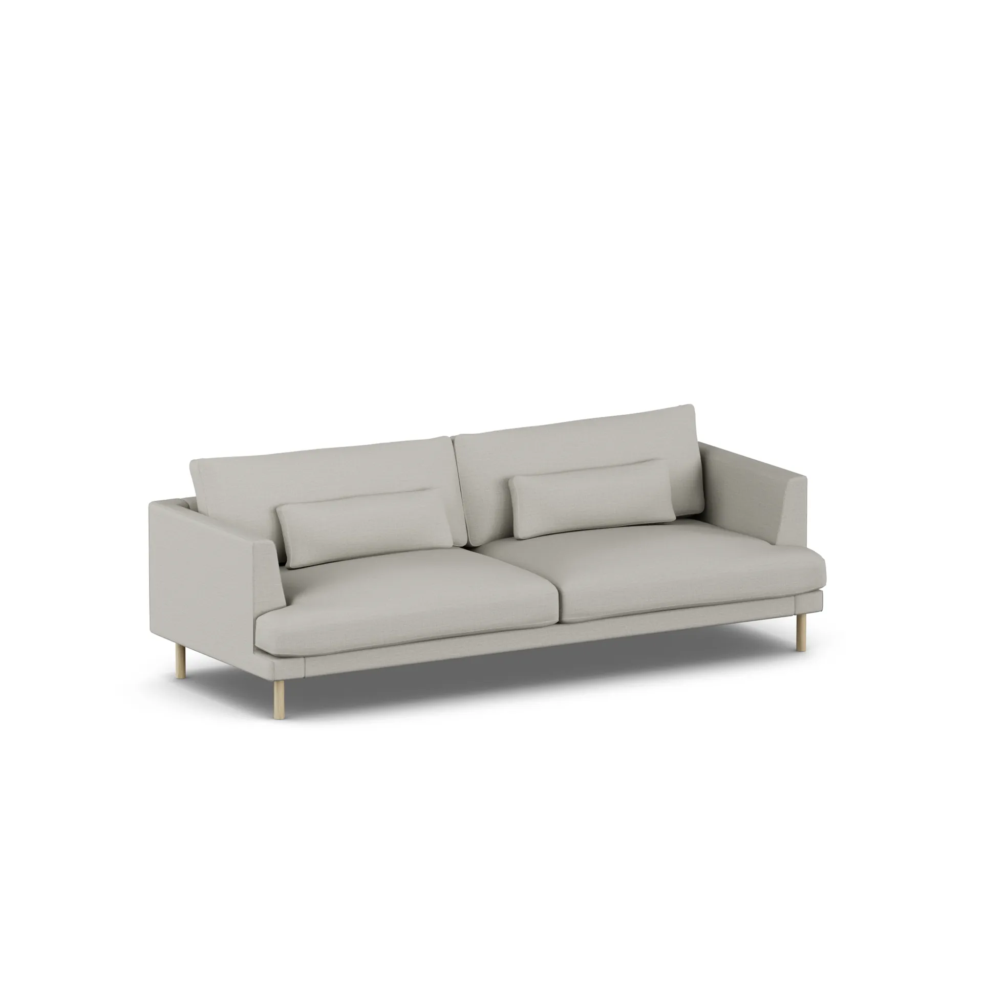 Bredhult sofa, Same Grey 6673-dąb olejowany na biało, 3-osobowa 1898