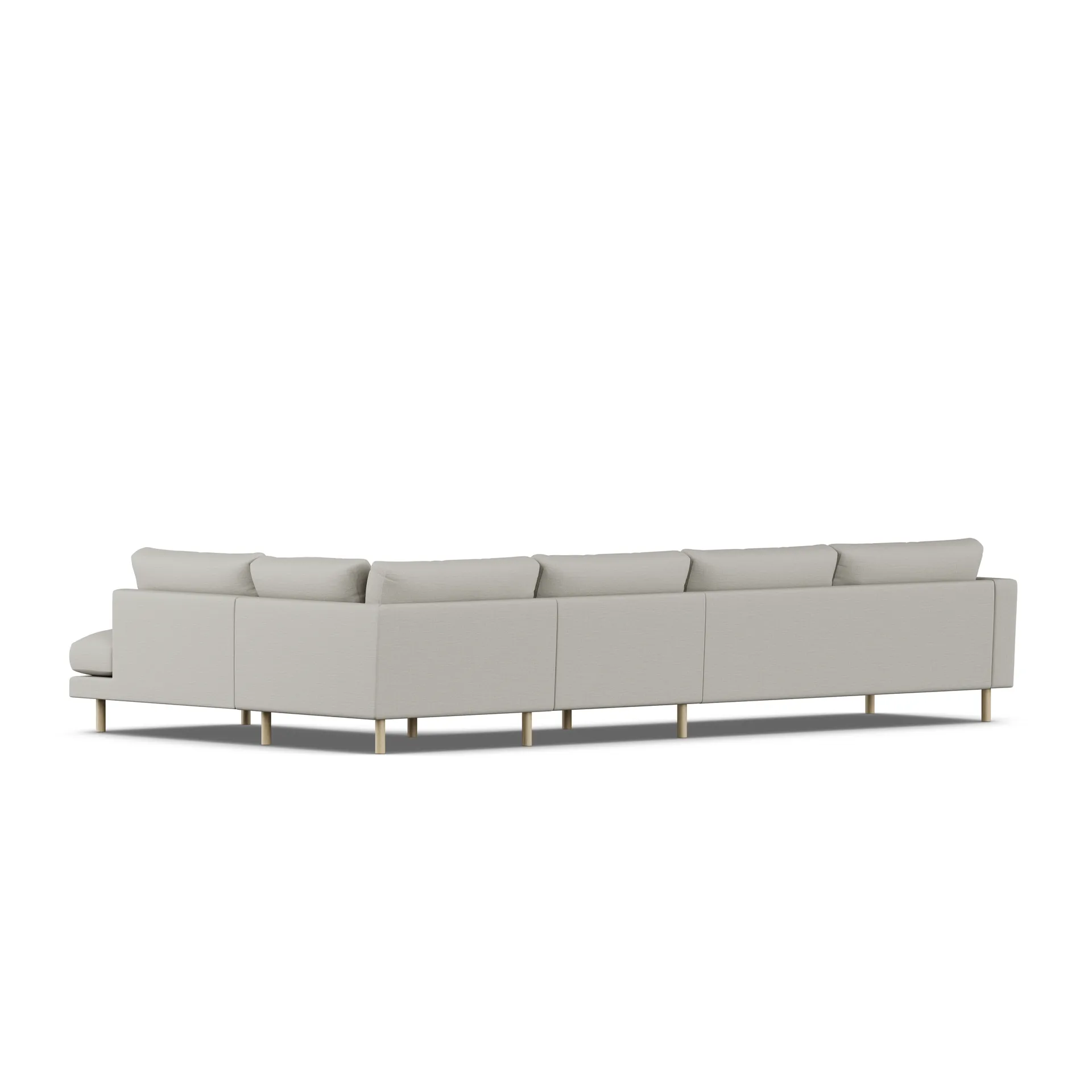 Bredhult sofa, Same Grey 6673-dąb olejowany na biało, 4-osobowa B1 1898