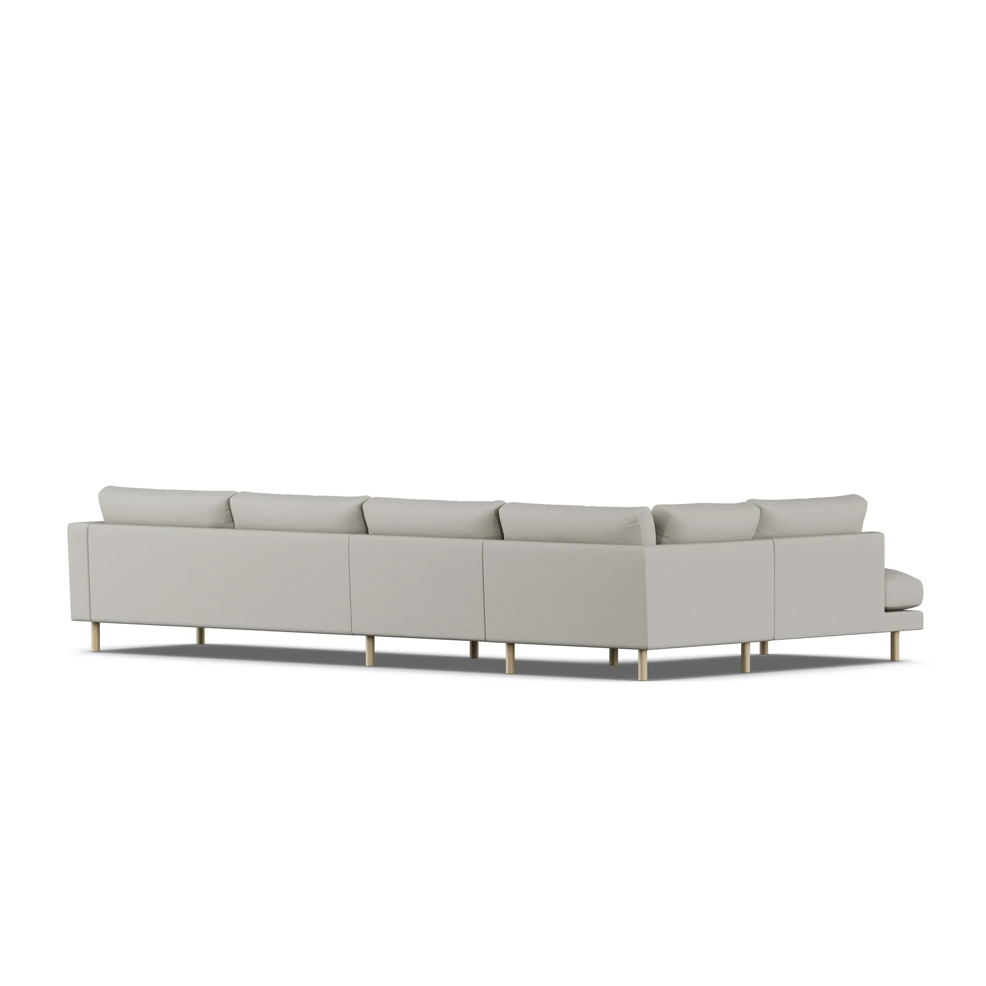 Bredhult sofa, Same Grey 6673-dąb olejowany na biało, 4-osobowa B2 1898