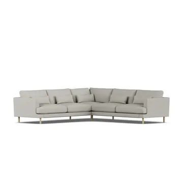 Bredhult sofa - Same Grey 6673-dąb olejowany na biało, narożnik F - 1898