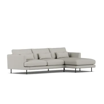 Bredhult sofa - Same Grey 6673-stal czarna, 2,5-osobowa C1 - 1898