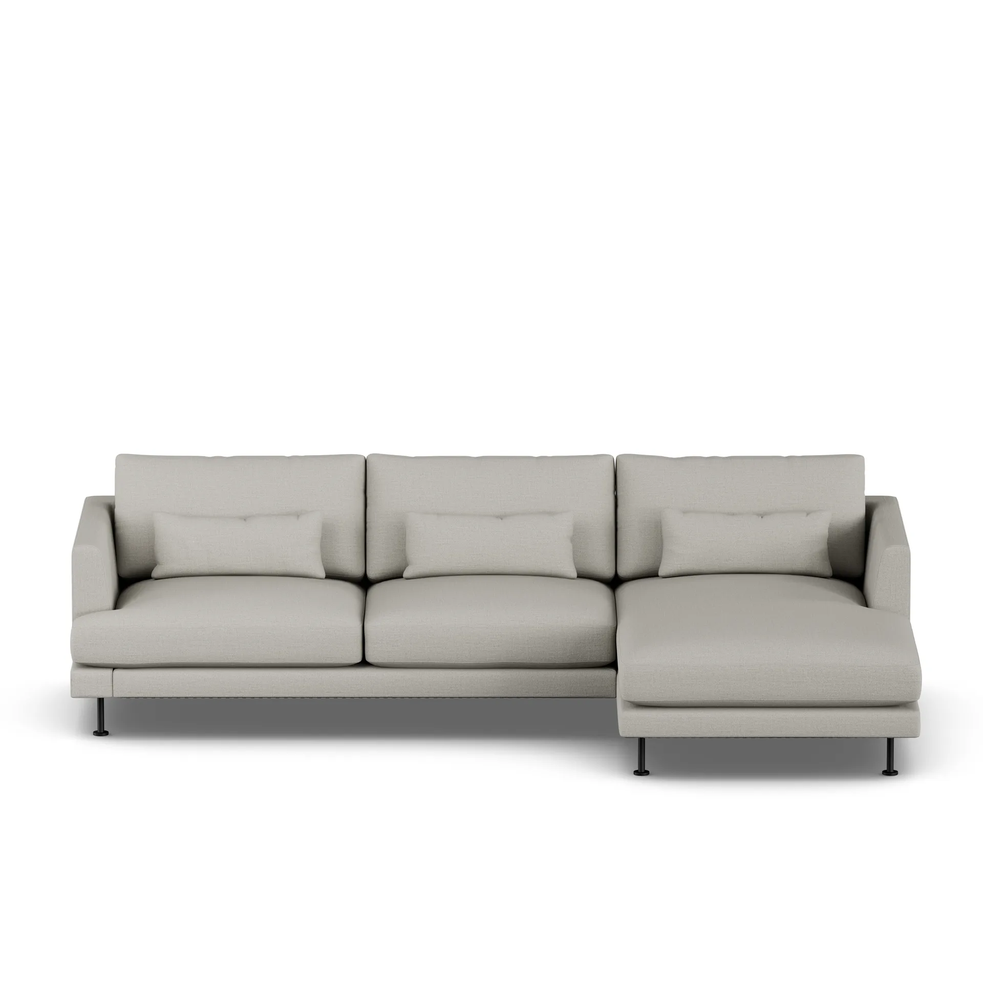 Bredhult sofa, Same Grey 6673-stal czarna, 2,5-osobowa C1 1898