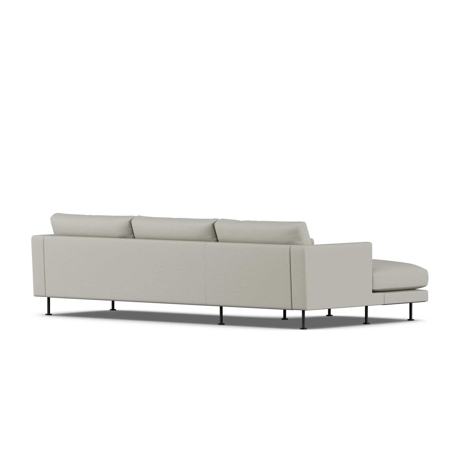 Bredhult sofa, Same Grey 6673-stal czarna, 2,5-osobowa C2 1898