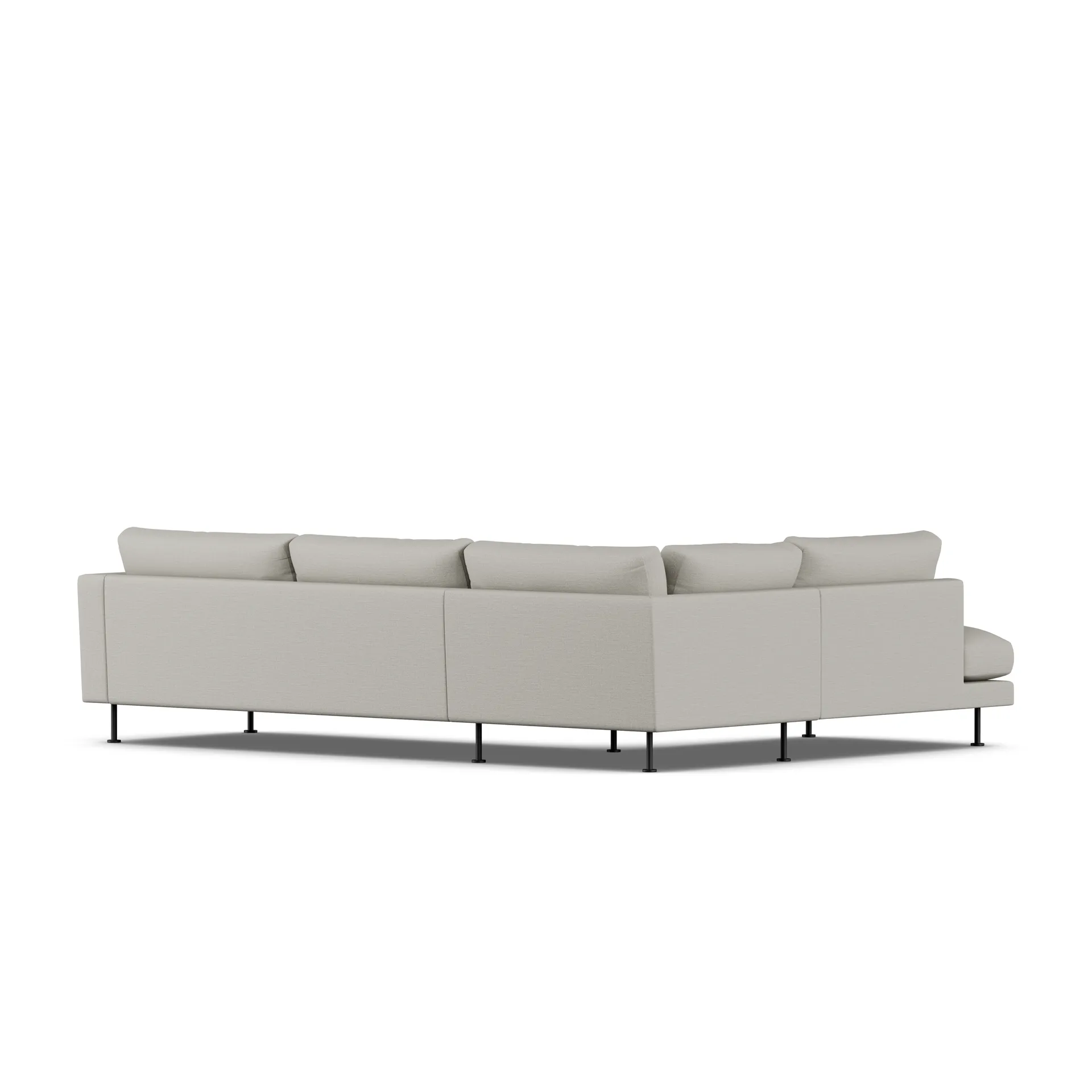 Bredhult sofa, Same Grey 6673-stal czarna, 3-osobowa A2 1898