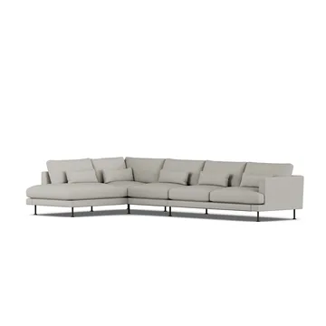 Bredhult sofa - Same Grey 6673-stal czarna, 4-osobowa B2 - 1898