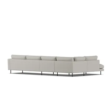 Bredhult sofa - Same Grey 6673-stal czarna, 4-osobowa B2 - 1898