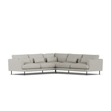 Bredhult sofa - Same Grey 6673-stal czarna, narożnik F - 1898