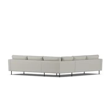 Bredhult sofa - Same Grey 6673-stal czarna, narożnik F - 1898