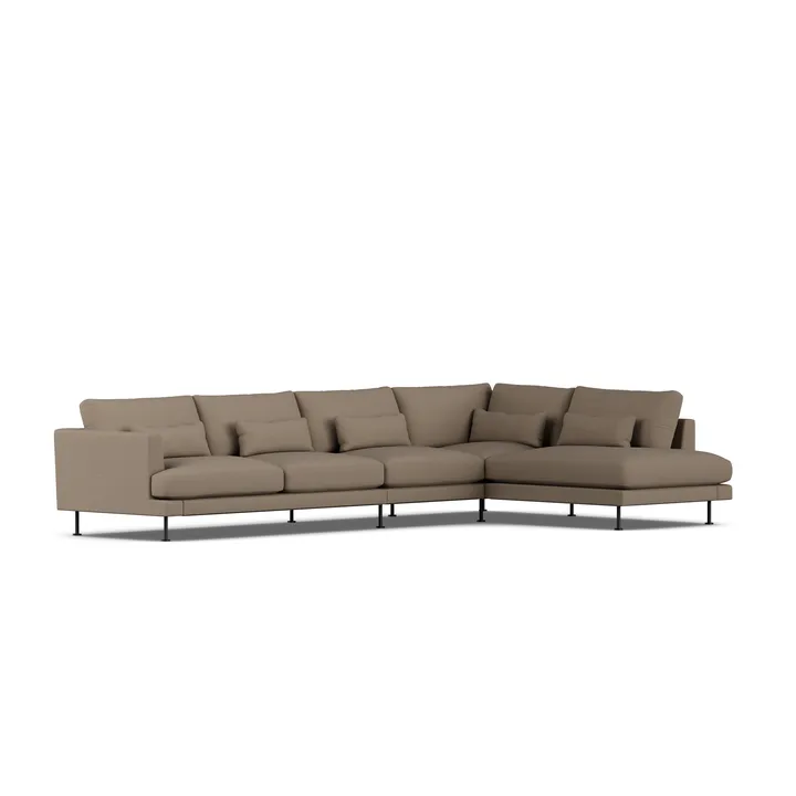 Bredhult sofa - Same Mole 6674-stal czarna, 4-osobowa B1 - 1898