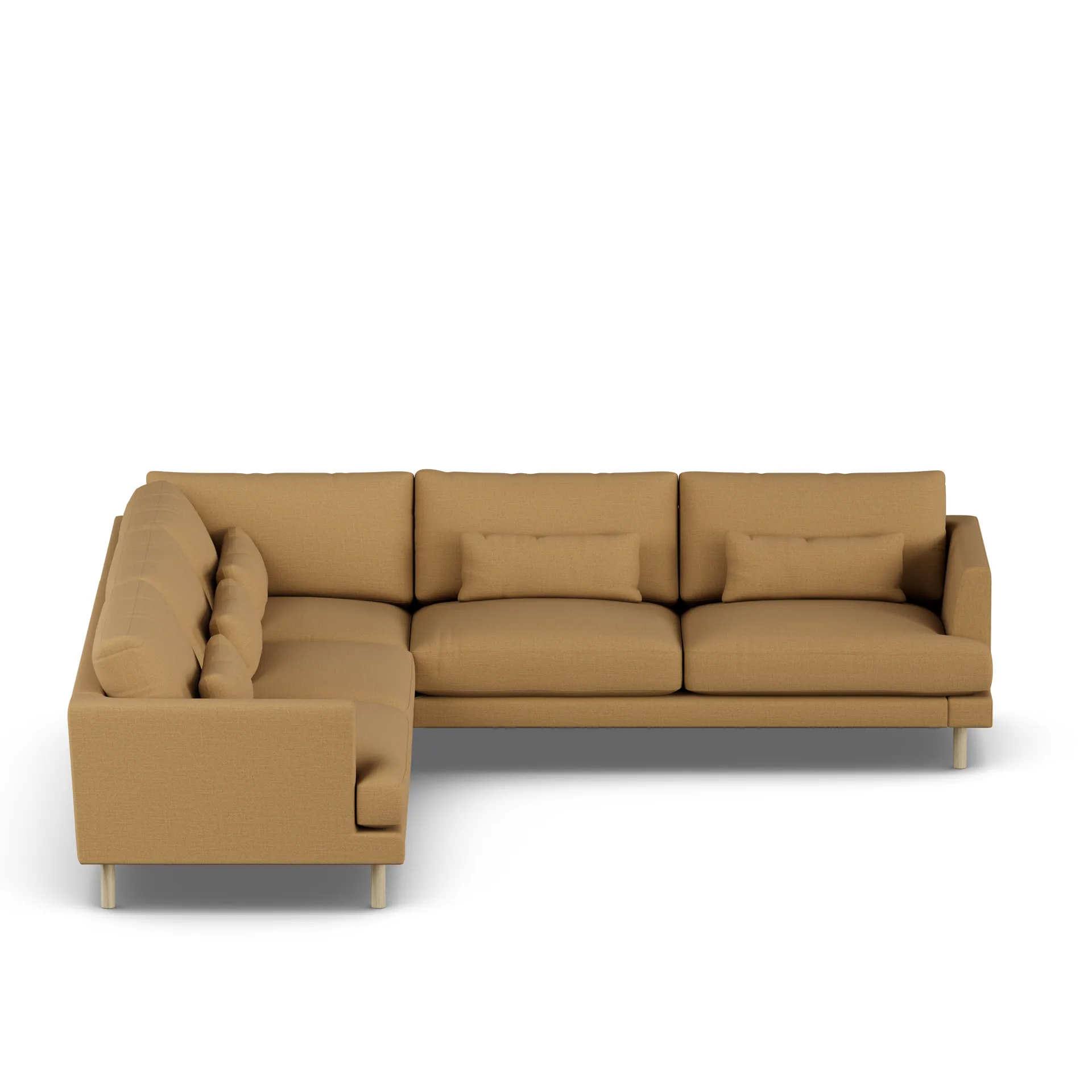Bredhult sofa, Same Ochre 6676-dąb olejowany na biało, narożnik F 1898