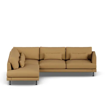 Bredhult sofa - Same Ochre 6676-stal czarna, 3-osobowa A2 - 1898