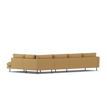 Bredhult sofa - Same Ochre 6676-stal czarna, 4-osobowa B1 - 1898