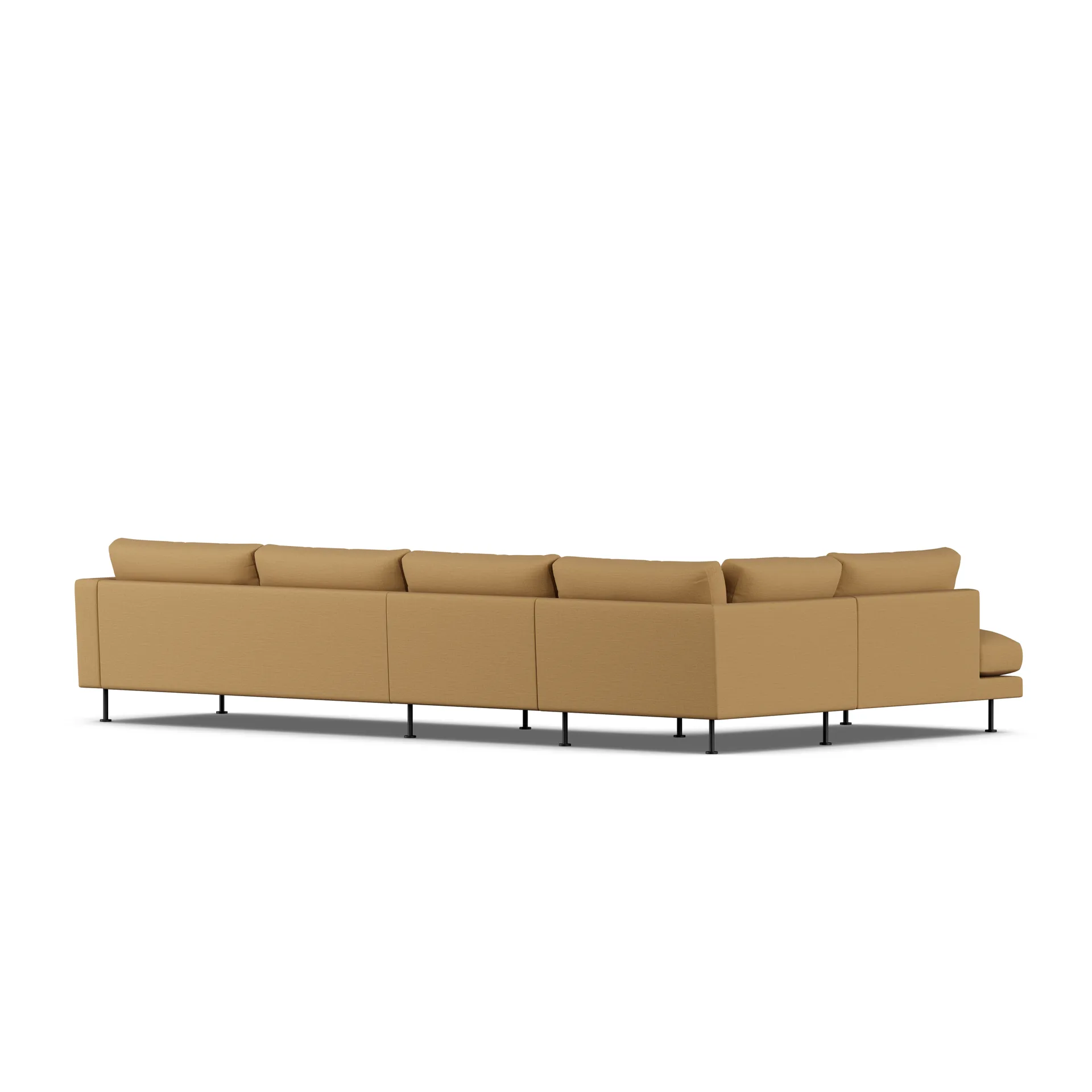 Bredhult sofa, Same Ochre 6676-stal czarna, 4-osobowa B2 1898