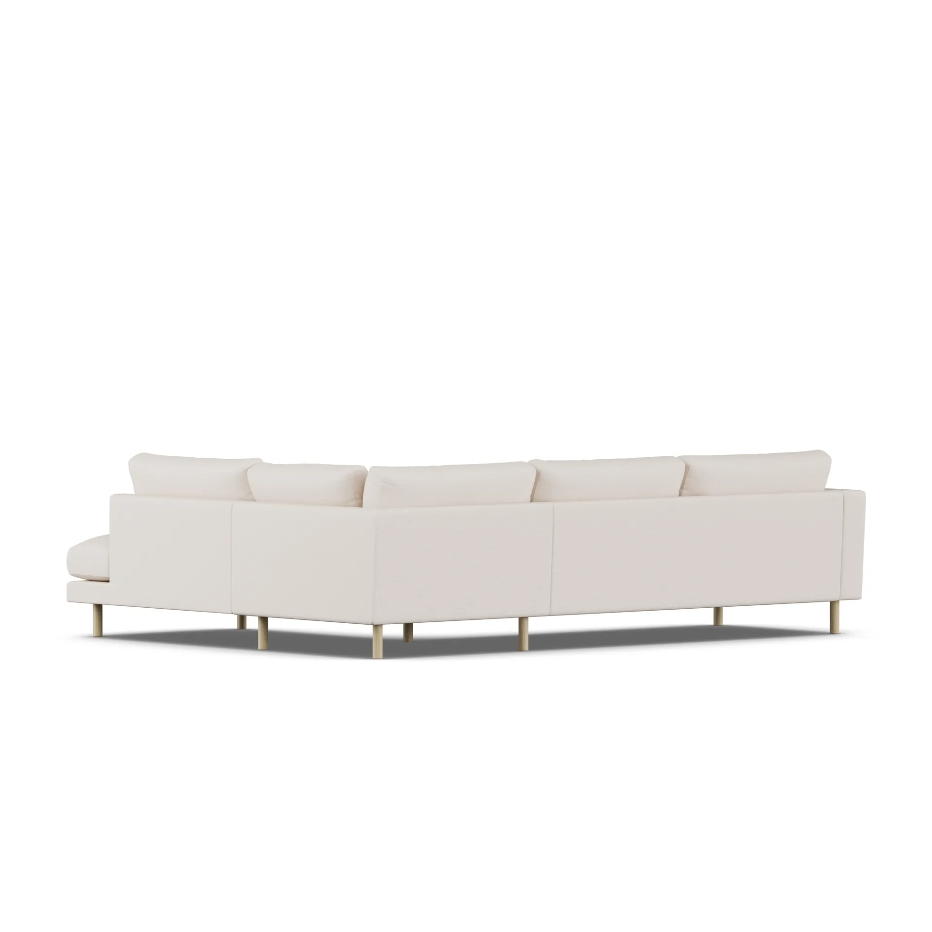 Bredhult sofa, Same Off White 6671-dąb olejowany na biało, 3-osobowa A1 1898