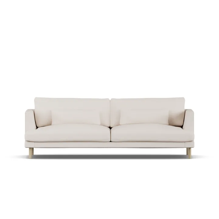Bredhult sofa - Same Off White 6671-dąb olejowany na biało, 3-osobowa - 1898