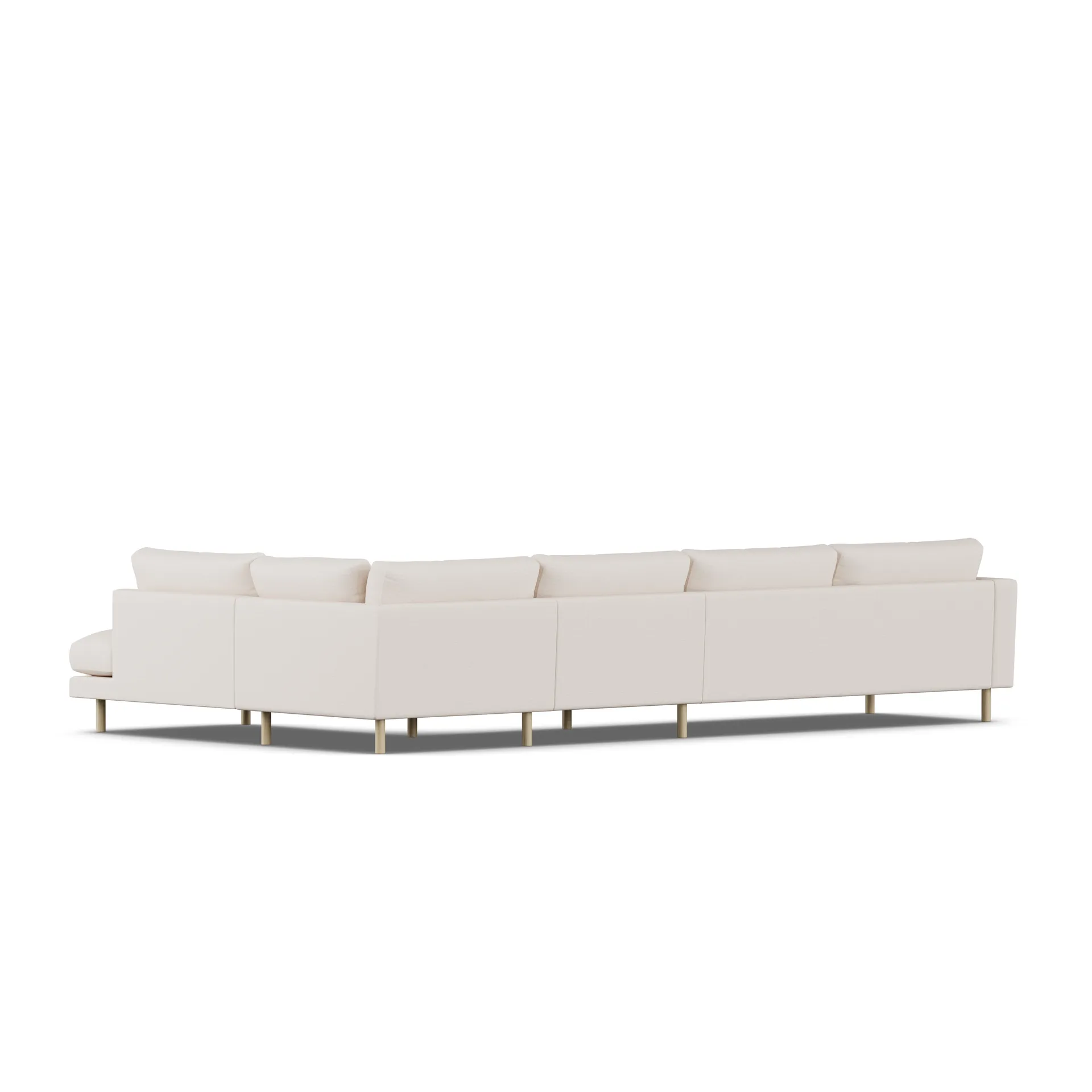Bredhult sofa, Same Off White 6671-dąb olejowany na biało, 4-osobowa B1 1898